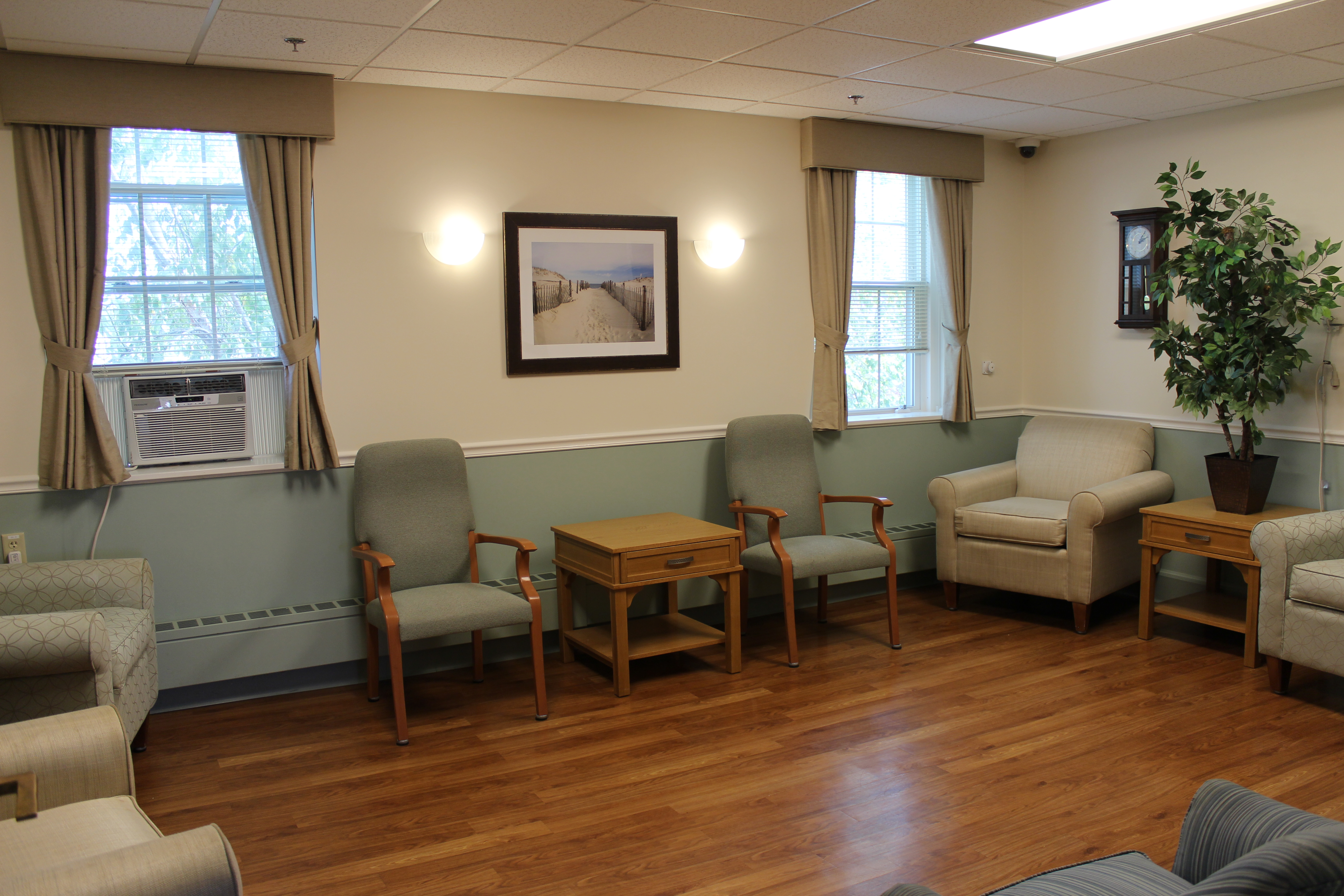 Catholic Memorial family sitting area