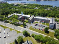 Catholic Memorial aerial photo 